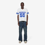 Applique Football Jersey Vintage White