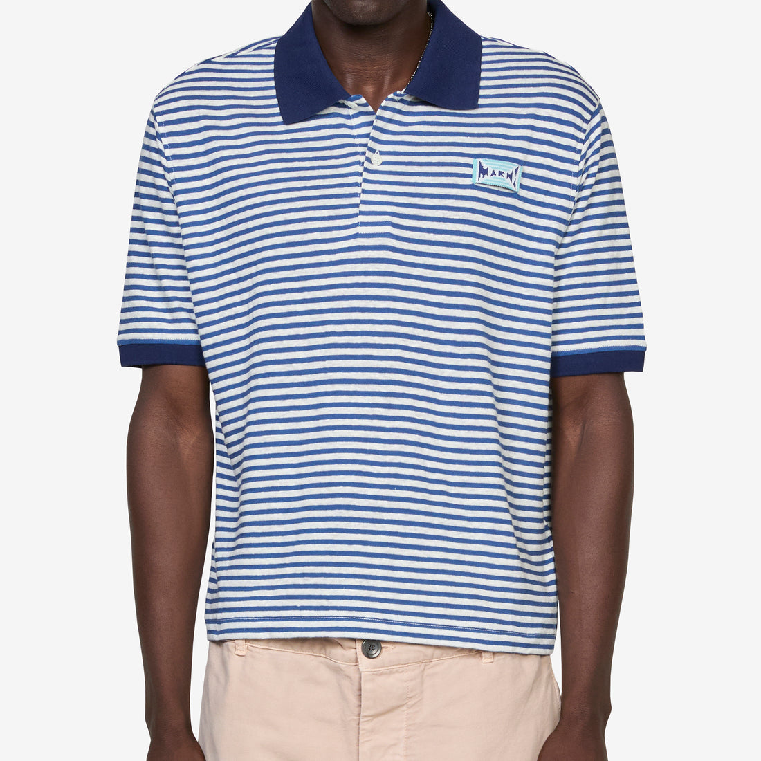 Striped Polo Shirt Royal Shirts