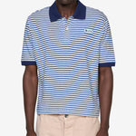 Striped Polo Shirt Royal