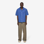Drawstring Hem Shirt Ocean