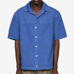 Drawstring Hem Shirt Ocean