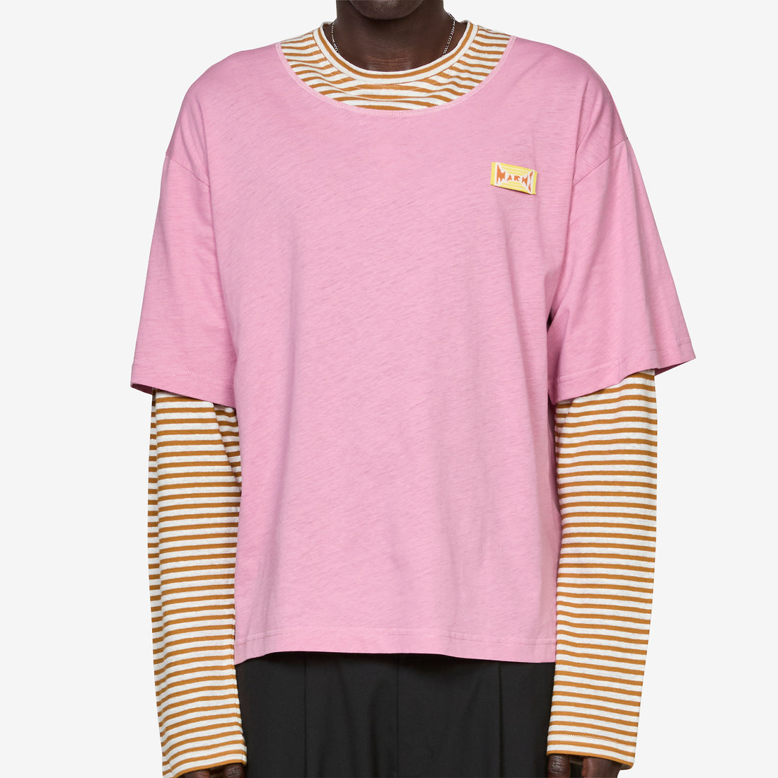 Layered Longsleeve T-Shirt Mustard Tees