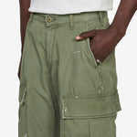 Wide Leg Cargo Pants Army Green