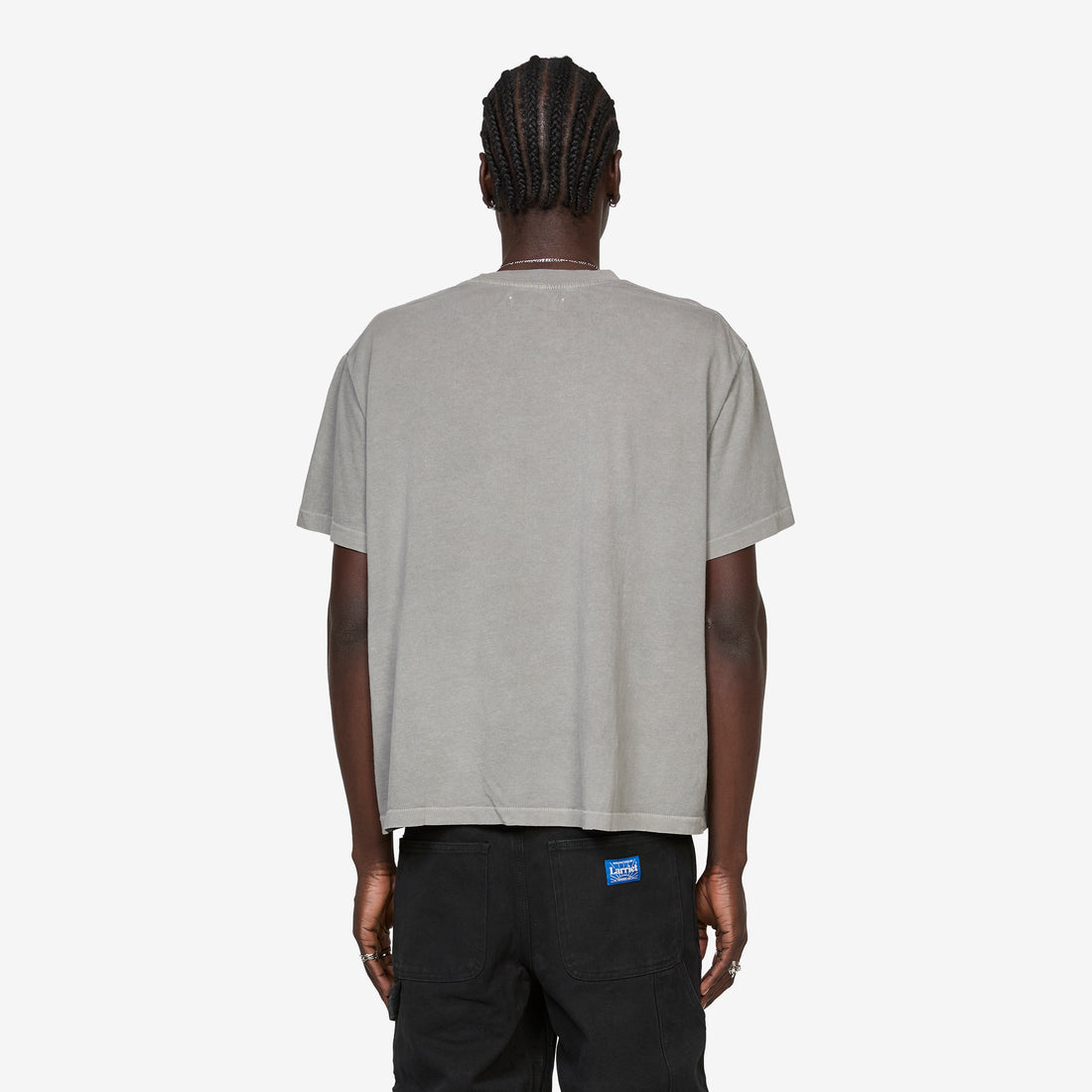 Chevron Boxy Pocket T-Shirt Smoke Tees