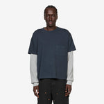 Santa Fe Layered Thermal T-Shirt Vintage Black