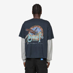 Santa Fe Layered Thermal T-Shirt Vintage Black