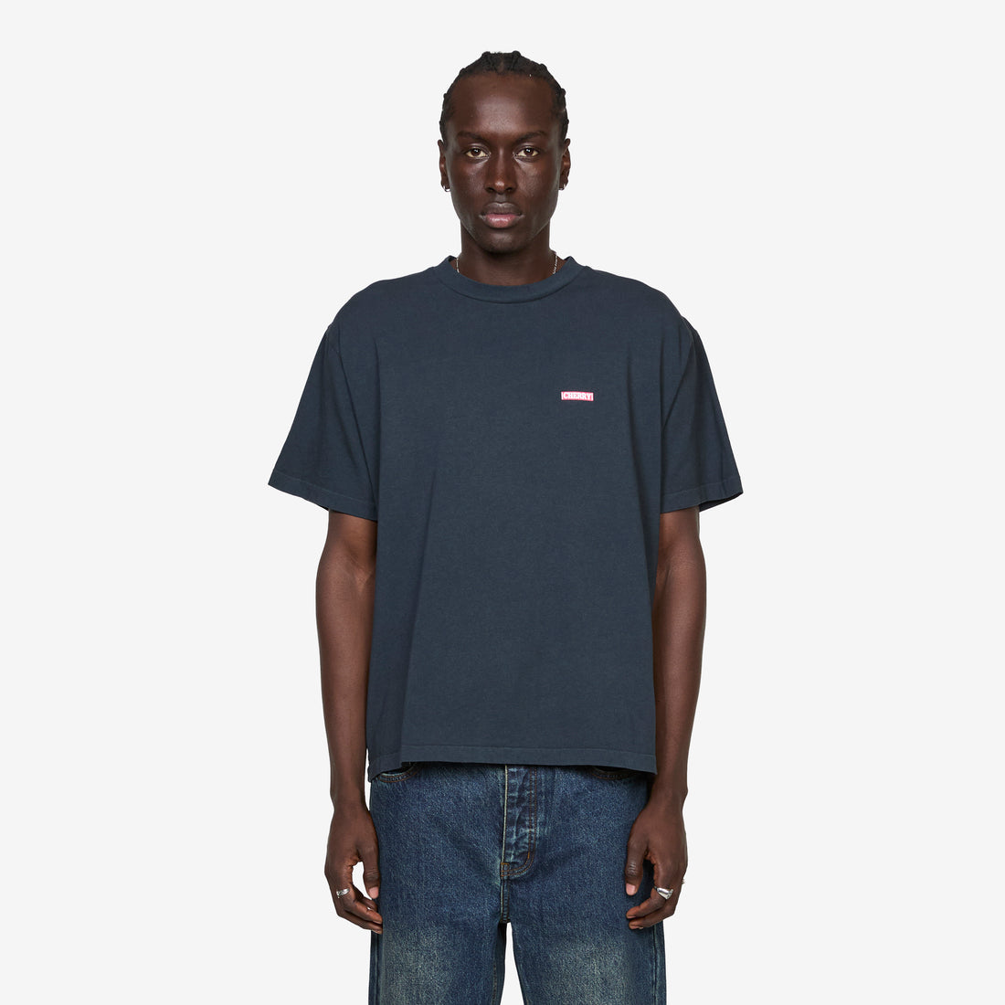 Desert Boxy T-Shirt Vintage Black Tees