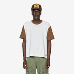 Safari Boxy Ringer T-Shirt Chocolate