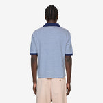 Striped Polo Shirt Royal