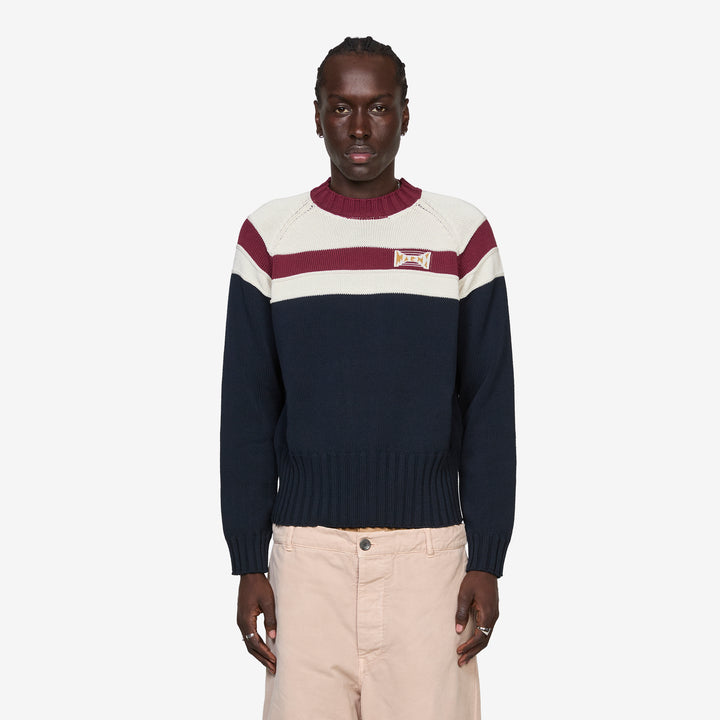 Contrast Stripe Jumper Eclipse Front