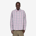 Check Compact Cotton Shirt Quartz