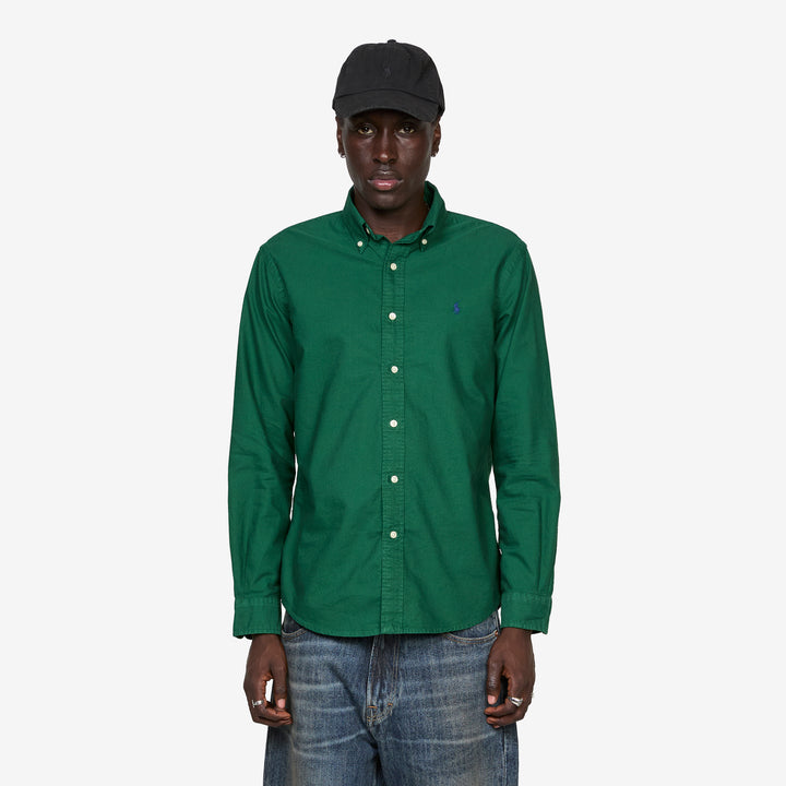 Custom Fit Garment-Dyed Oxford Shirt New Forest | Fresh Water Pp Front