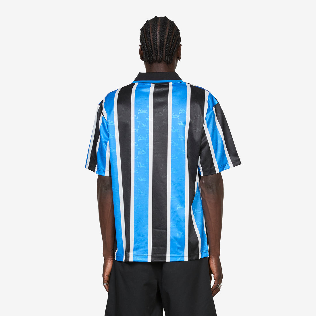 Stripe Football Jersey French Blue Tees