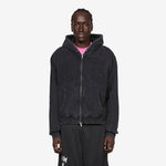 Loopback Logo Zip Hooded Sweater Moonless Night