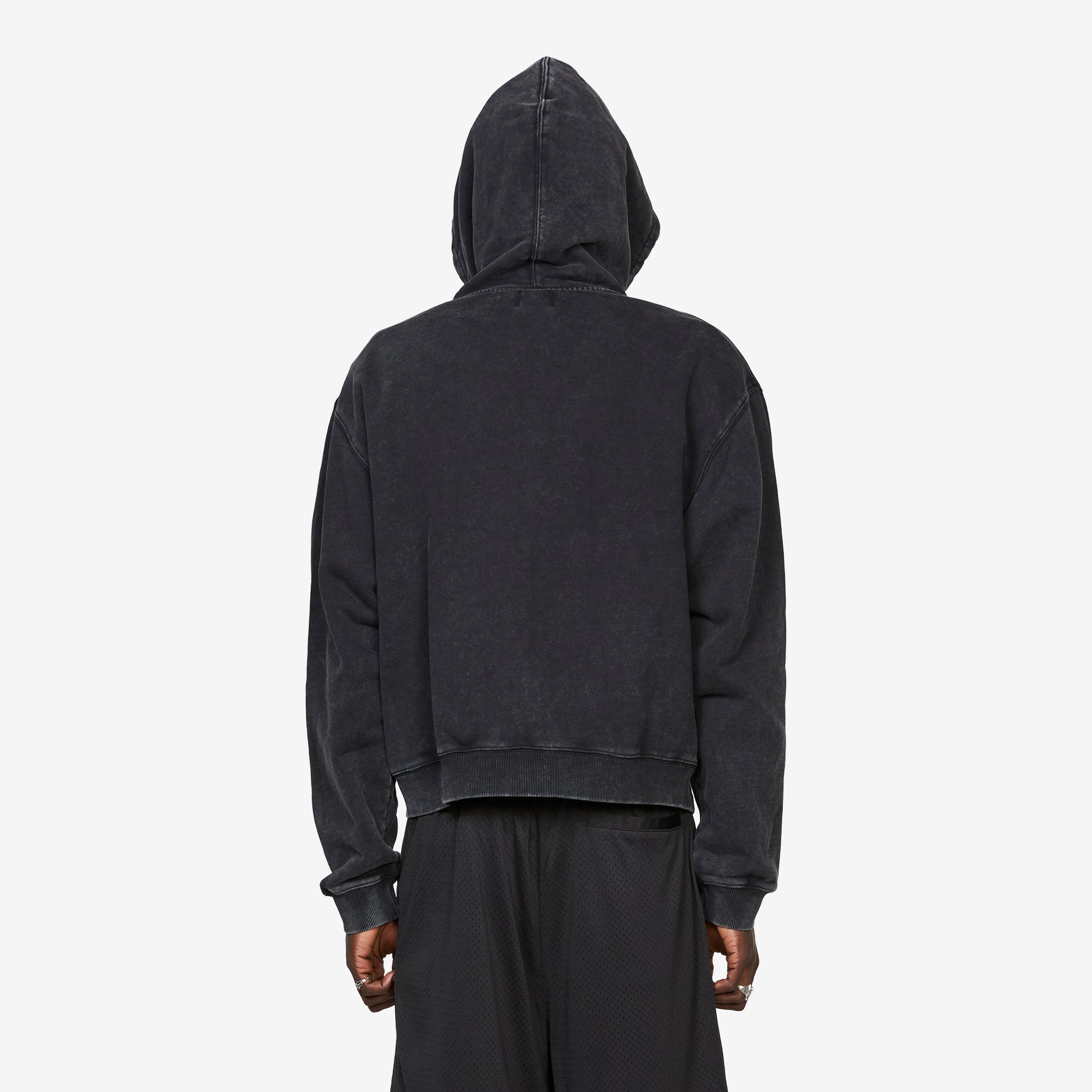 Loopback Logo Zip Hooded Sweater Moonless Night – Above The Clouds