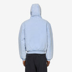 Peace Canvas Hooded Jacket Light Blue Denim