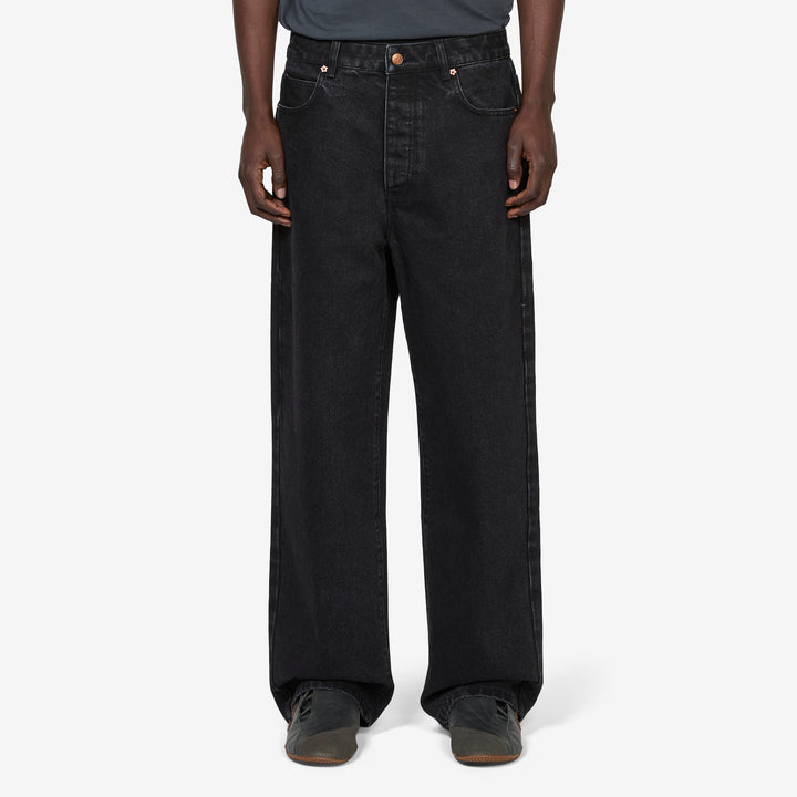 Walé Jeans Used Black Front