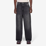 Baggy Denim Jeans Black Vein