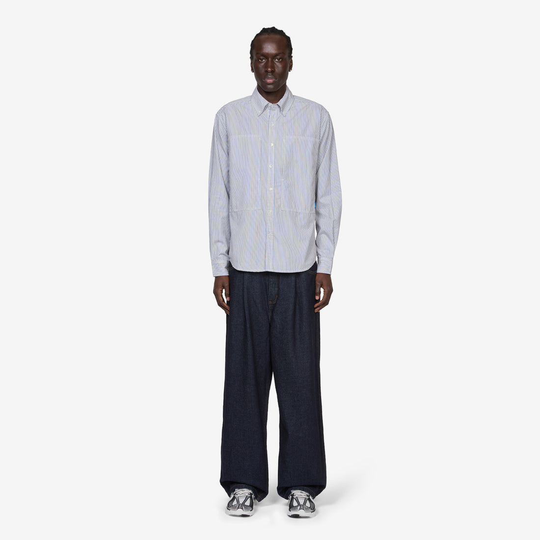 Grant Shirt Sky Stripe Shirts