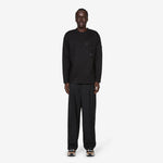 Work Rivet Pocket Long Sleeve T-Shirt Black