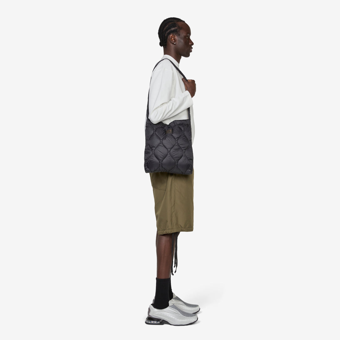 Military Crossbody Soft Shell Down Bag (M) Black Bags
