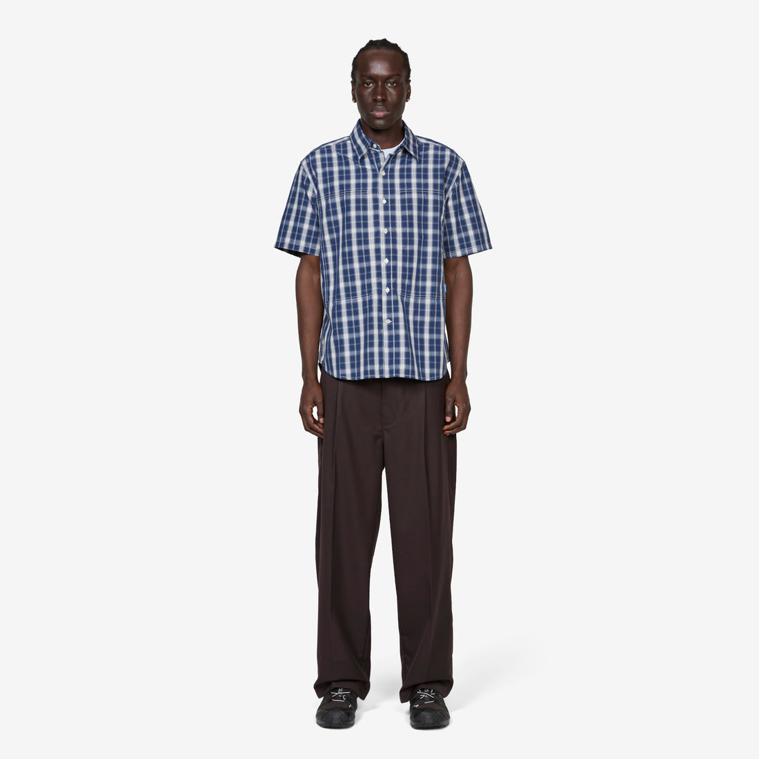 Cliff Short Sleeve Shirt Barn Plaid Shirts