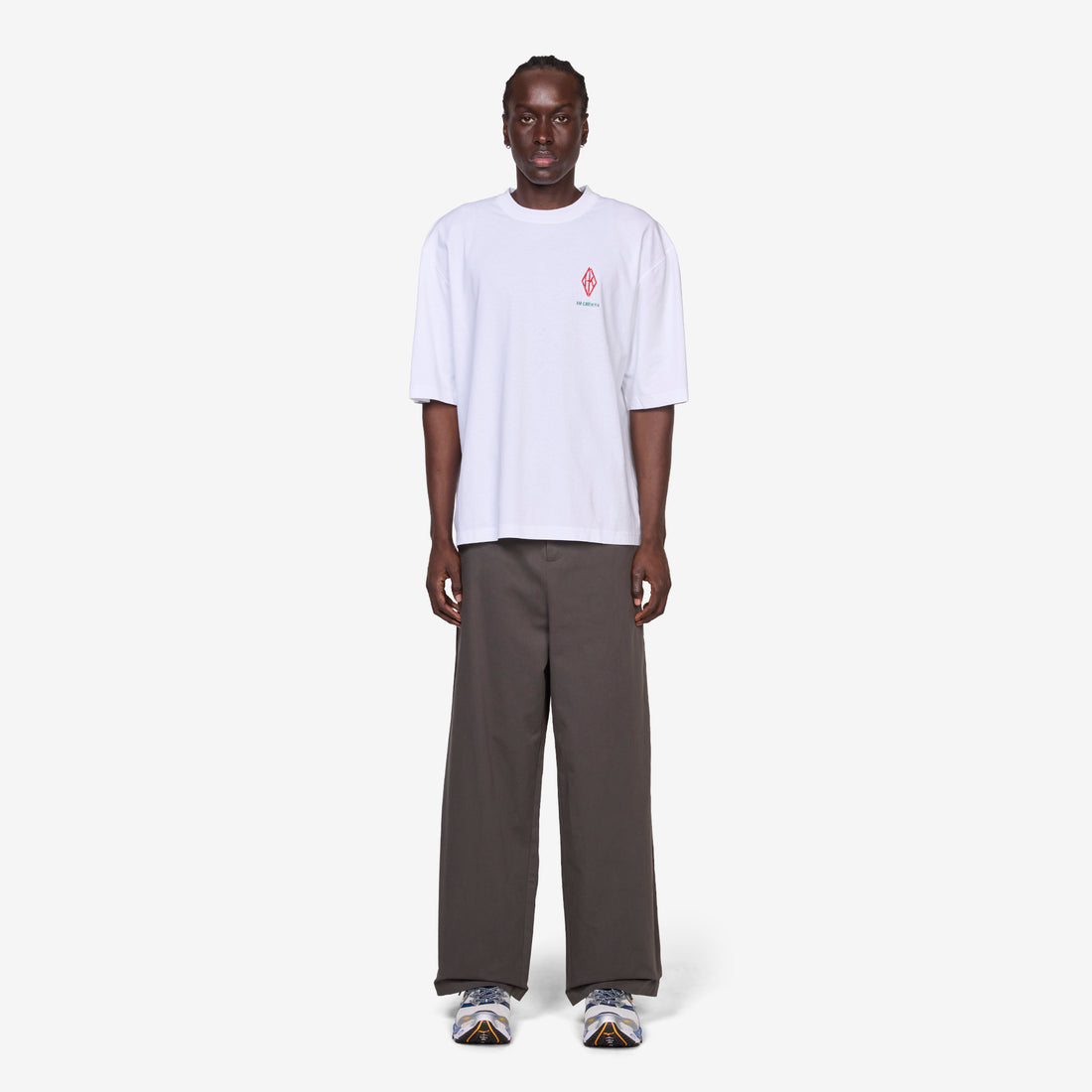 Graphic Oversized T-Shirt White Tees