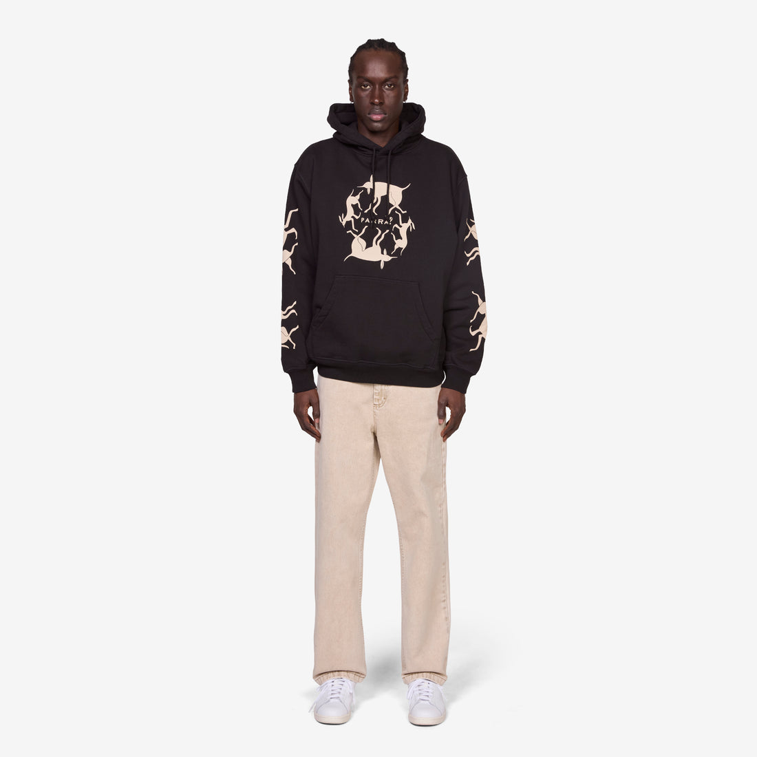 Non Grand Cafe Hooded Sweatshirt Black Shirts