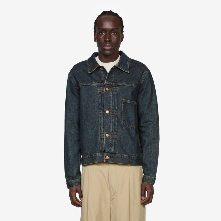 Danijel Jacket Dirty Indigo Front