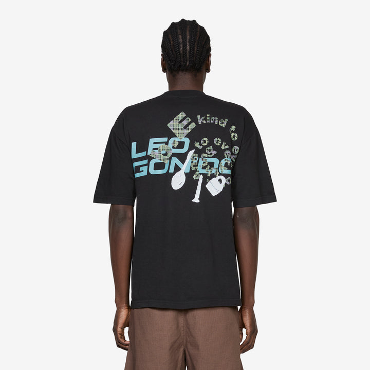 LEO GON’DO 3 Chains T-Shirt Black