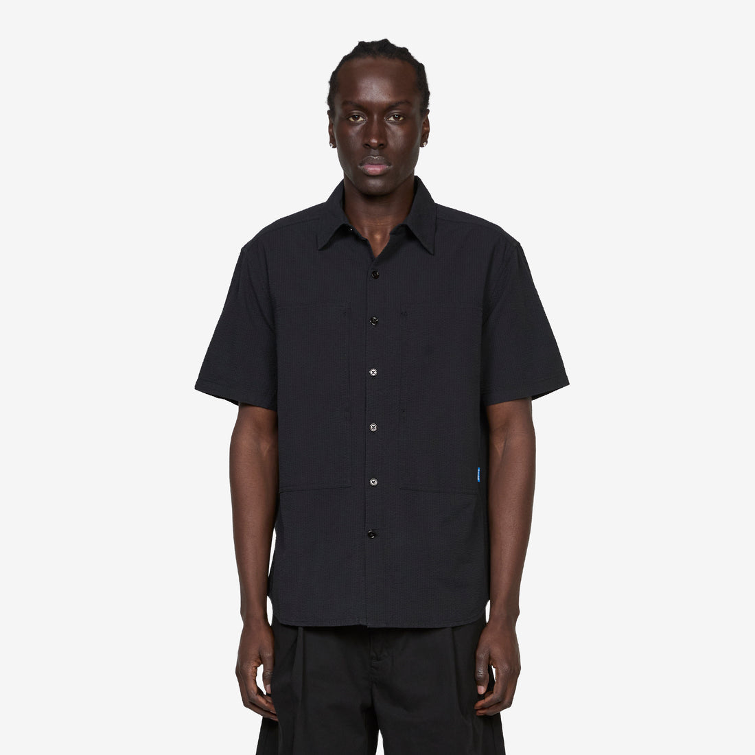 Cliff Short Sleeve Shirt Black Seer Shirts