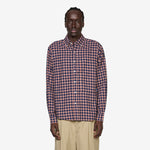 Grant Shirt Navy Plaid