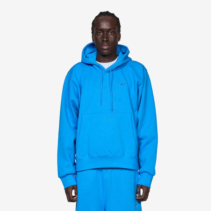 Energy Fleece Hoodie Light Photo Blue Front