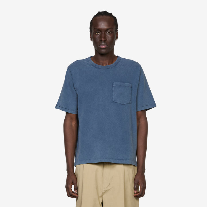 Garment Dye T-Shirt Navy Front