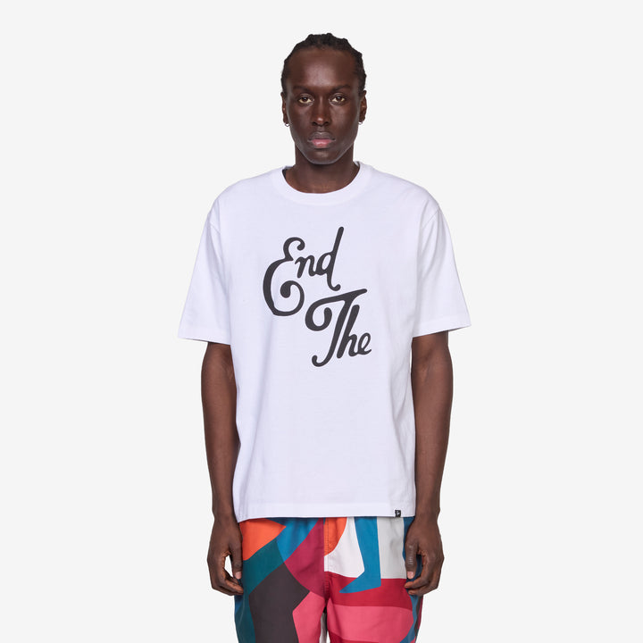 End The Loungechair T-Shirt White Front