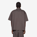 Washed Oversized Shirt Dusty Brown
