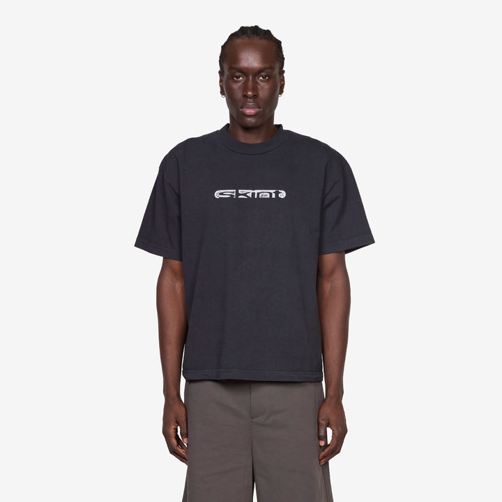 Skint T-Shirt Off Black Front