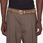 M2456 Belt Brown Suede