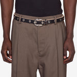 M2470 Belt Cracked Black