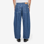 Duma Pleated Denim Jeans Worn Denim