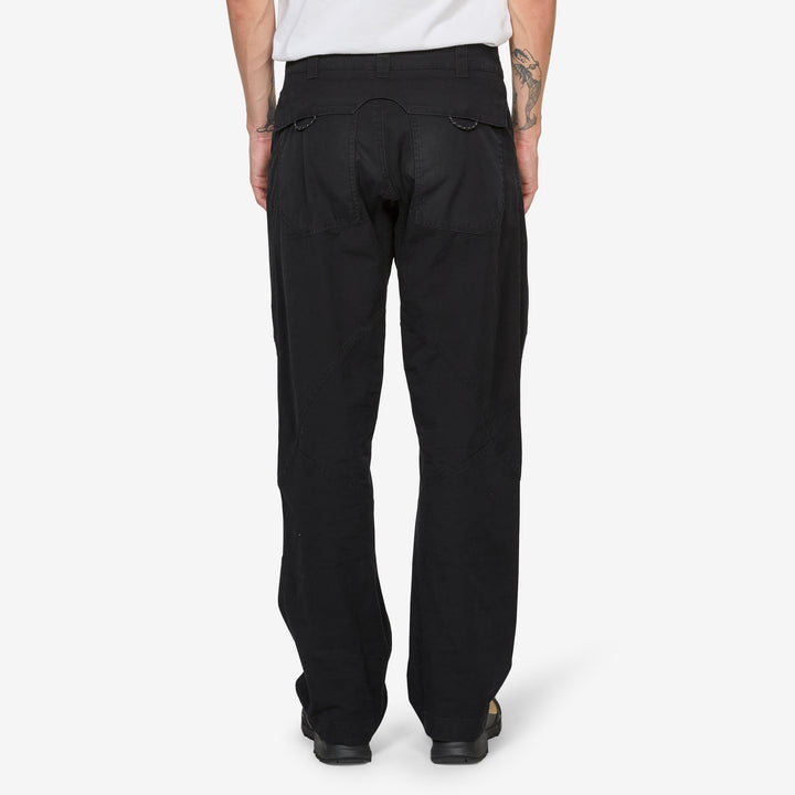 Crimp Shaped Cotton Pants Anthracite