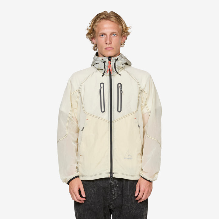 ROA x Ripstop Wind Jacket Off White Front