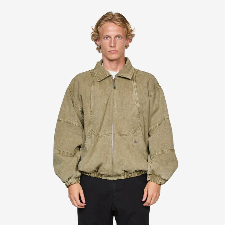 Ash Canvas Jacket Sage Green Front