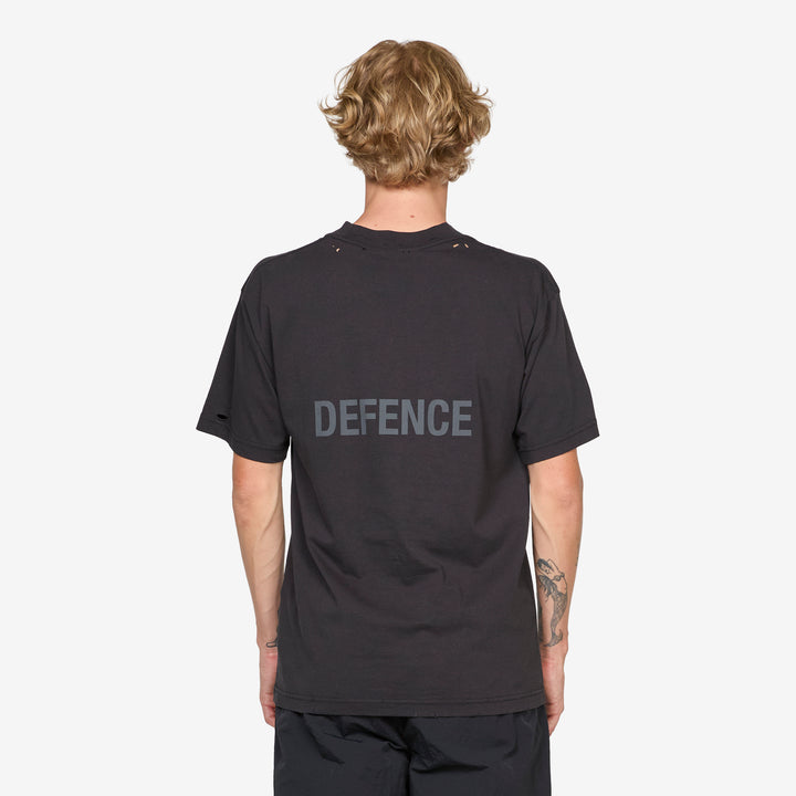 Offence Defence T-Shirt Washed Black
