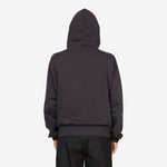 Compact Masked Zip Hoodie Washed Black