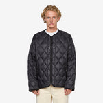 Military W-Zip M65 Liner Short Soft Shell Down Jacket Black