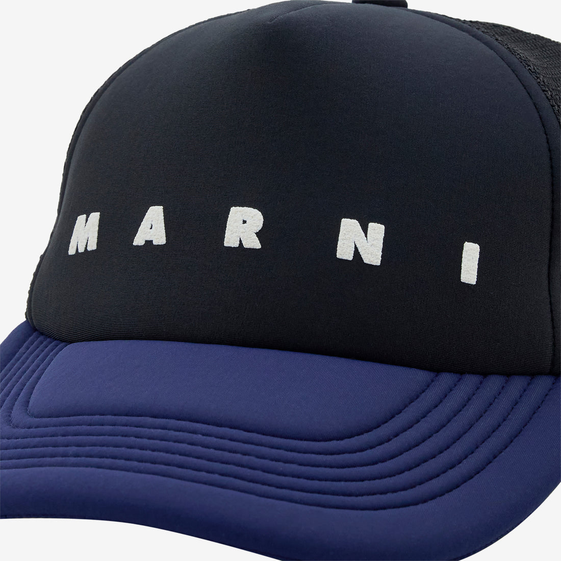 Logo Graphic Trucker Hat Black Headwear