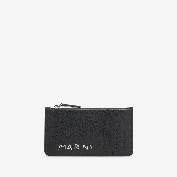 Marni Mending Card Case Black Front
