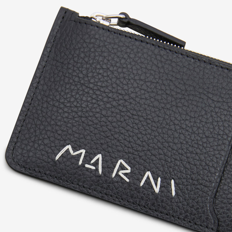 Marni Mending Card Case Black Accessories