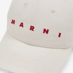 Embroidered Logo Baseball Cap Bone